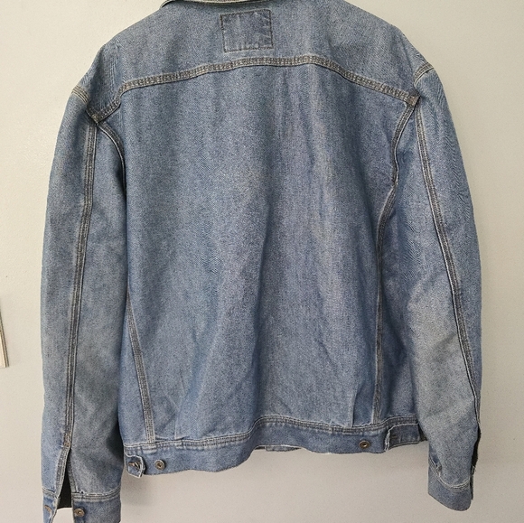 Guess Vintage 90's Y2K Jean Denim Trucker Jacket Mens XXL - Picture 10 of 15